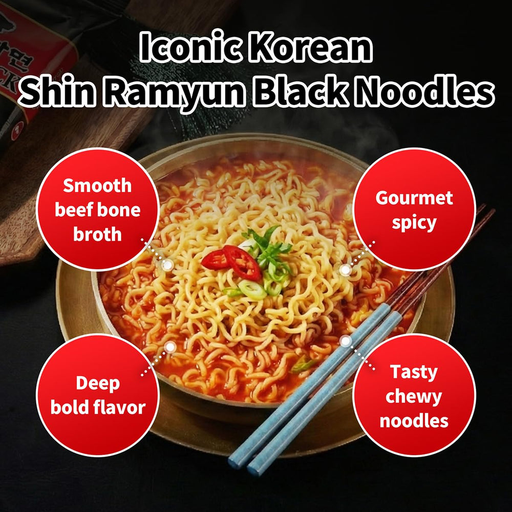 Nongshim detalle del caldo de hueso con aspecto sabroso y profundo