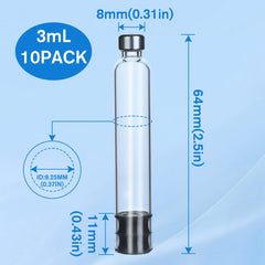 Nonlbzu detalle de vidrio borosilicato que garantiza pureza del contenido