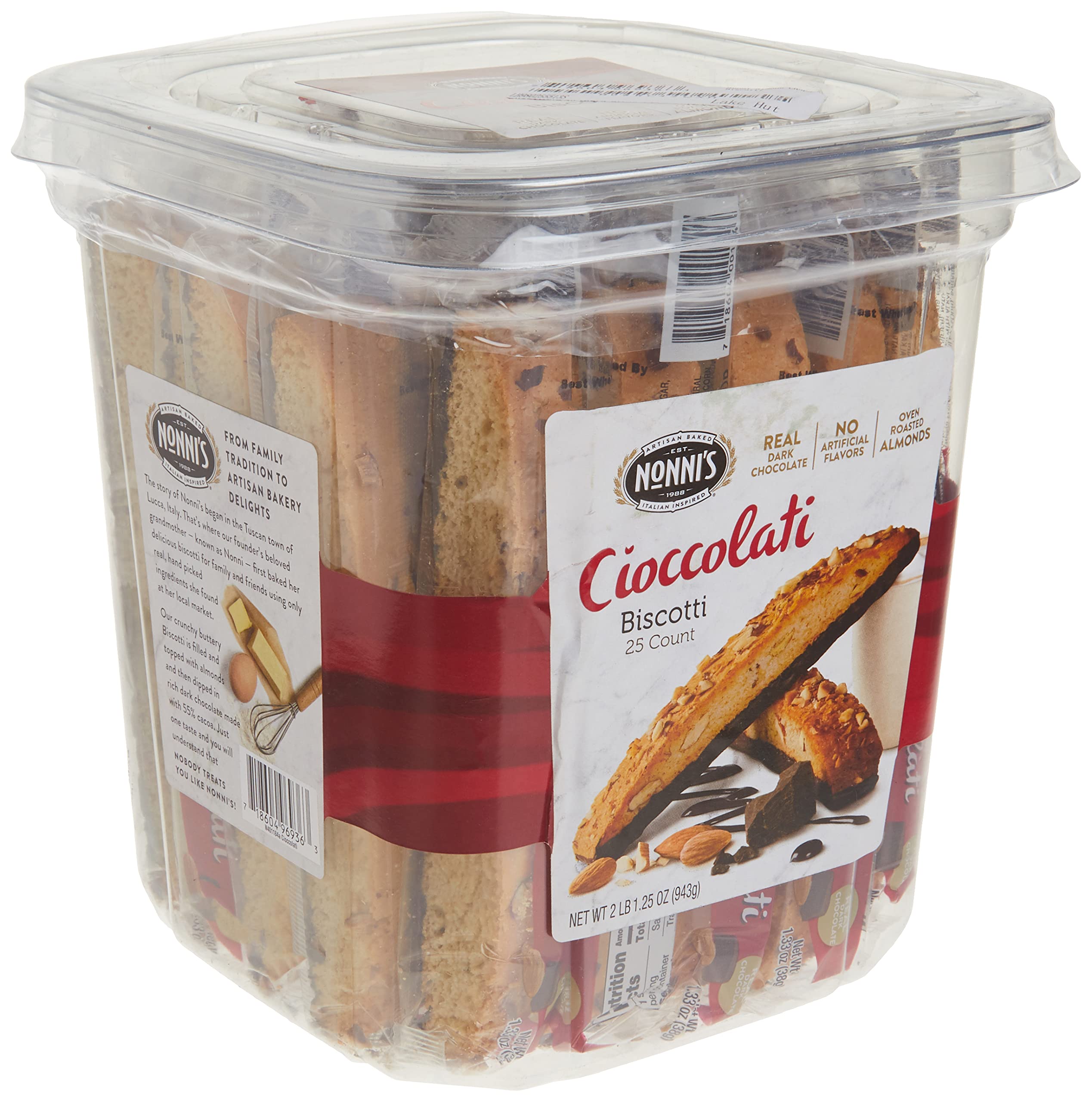 Nonni's biscotti sumergida en taza de café, mejora la experiencia