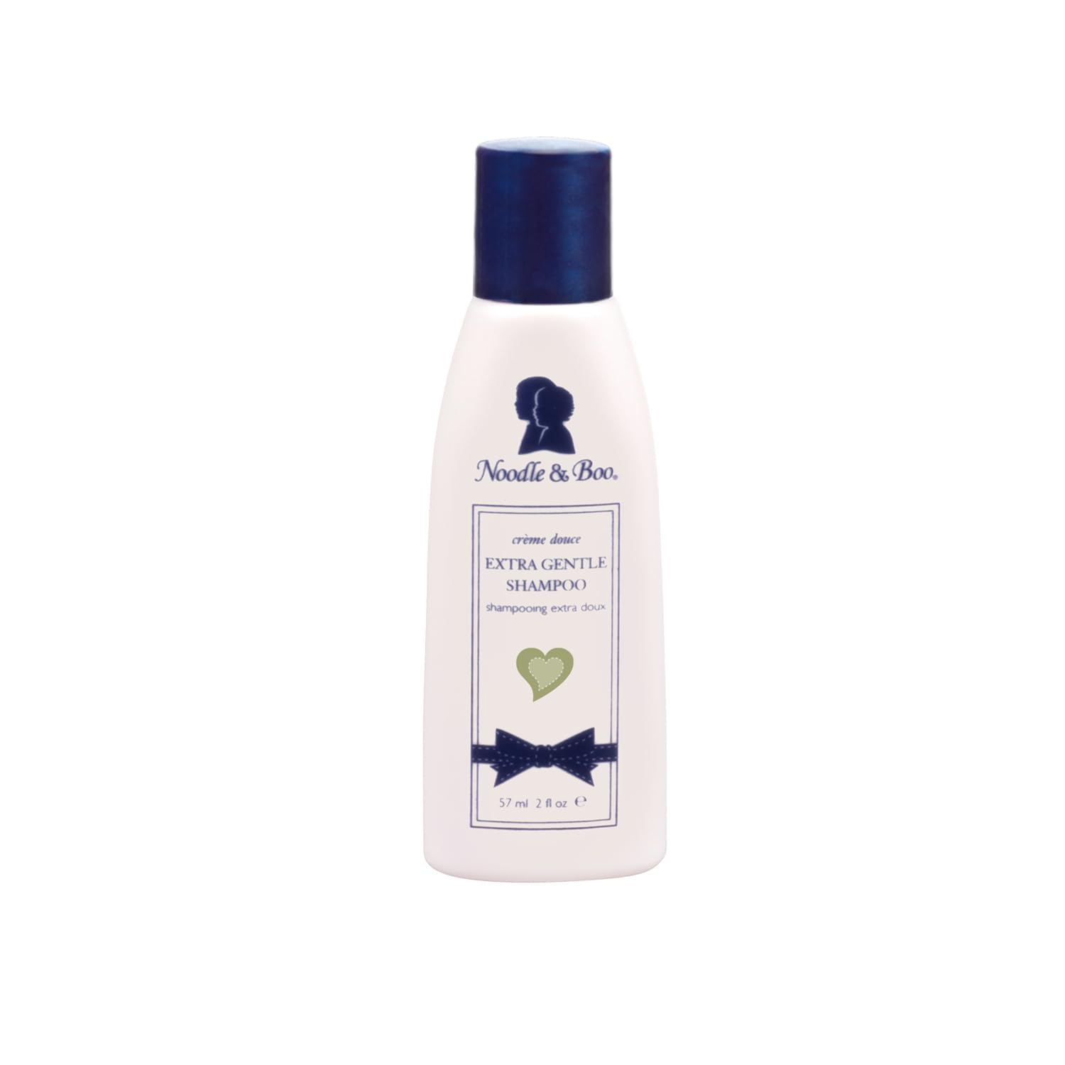 Noodle & Boo gel corporal en mano demostrando limpieza suave