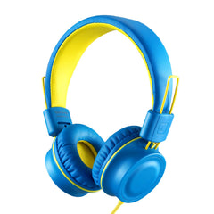 noot products auriculares K33 frontal azul para uso cómodo