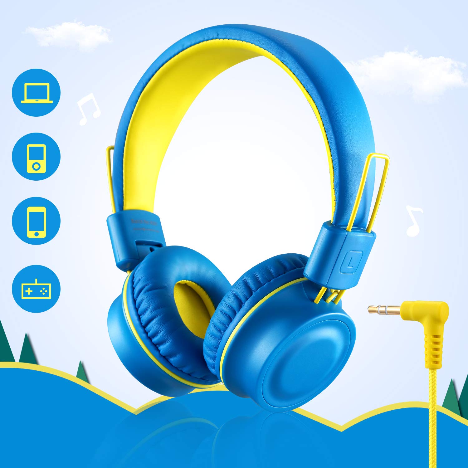noot products K33 auriculares plegados compacto fácil transporte