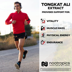 Nootropics Depot etiqueta con resultados HPTLC y niveles de eurycomanona
