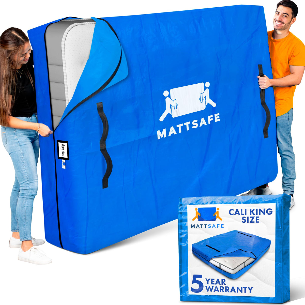 Nordic Elk funda frontal para California King protege durante mudanza