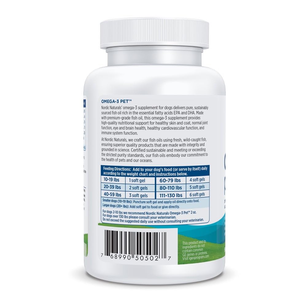 Nordic Naturals etiqueta con información nutricional y lista de ingredientes