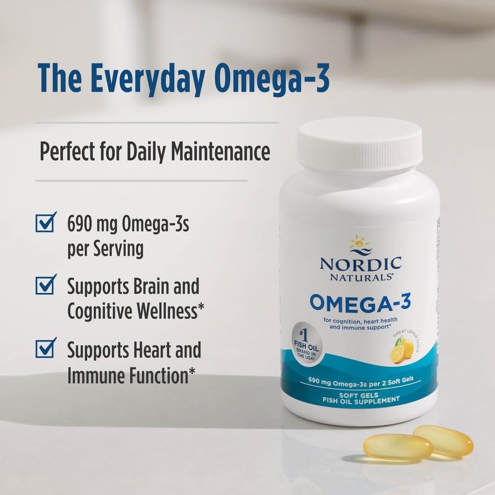 Nordic Naturals etiqueta con lista de ingredientes y beneficios comprobables