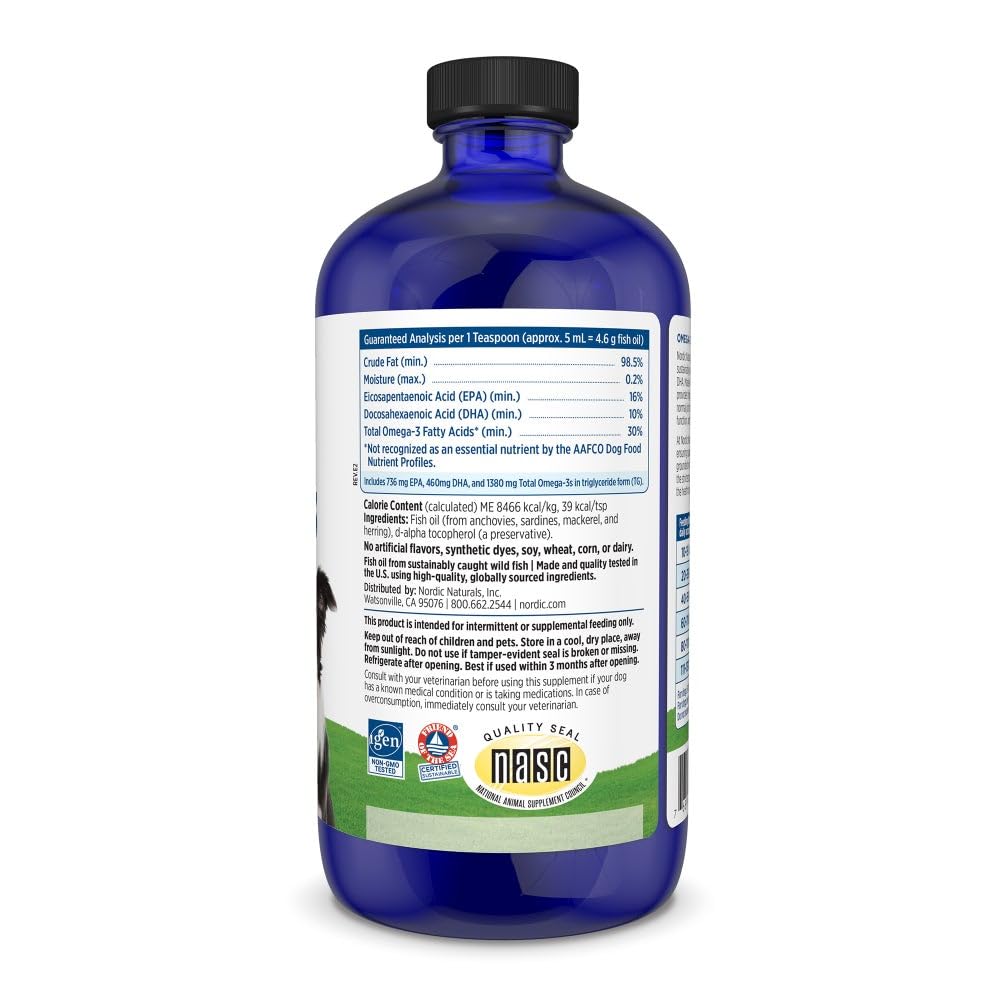 Nordic Naturals botella con foco en el material y cierre seguro