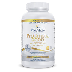 Nordic Naturals envase ProOmega‑3 frente mostrando sello de pureza y beneficio cardíaco