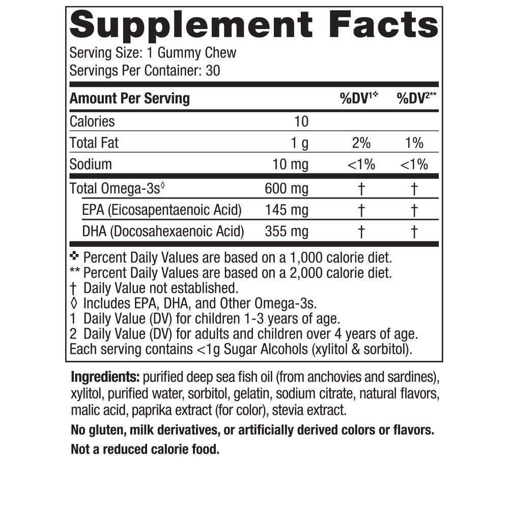 Nordic Naturals sobre individual listo para llevar y controlar porciones