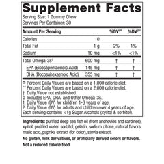 Nordic Naturals sobre individual listo para llevar y controlar porciones