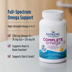 Nordic Naturals detalle del aceite que sugiere alta calidad y absorción