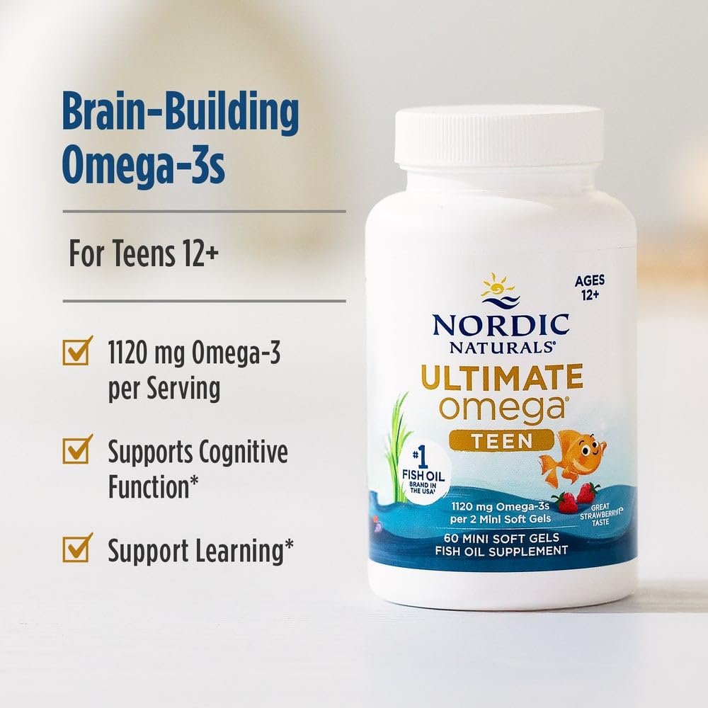 Nordic Naturals aceite en gota sobre fondo blanco destacando pureza y absorción