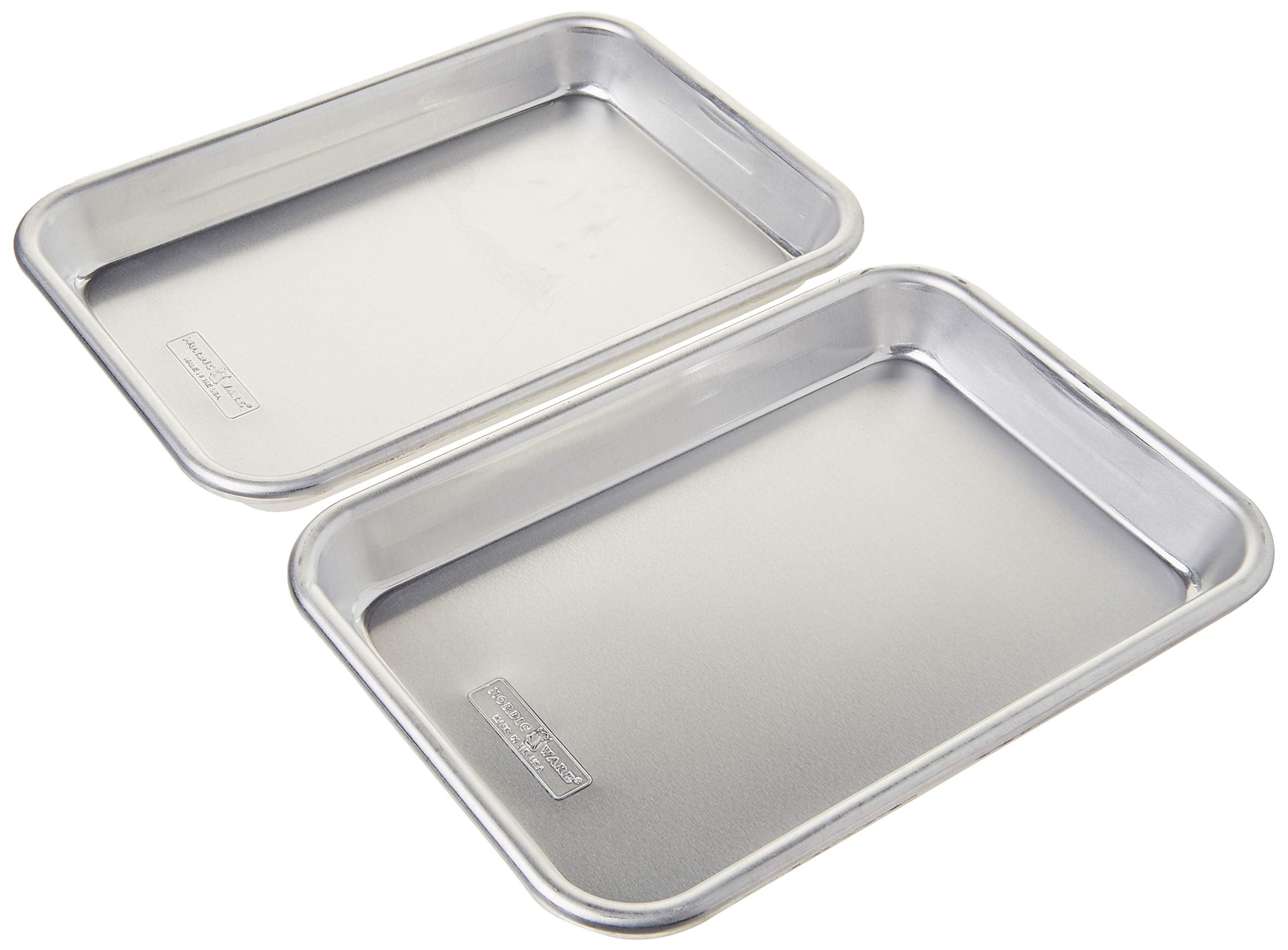 Nordic Ware vista frontal de bandeja compacta para porciones individuales