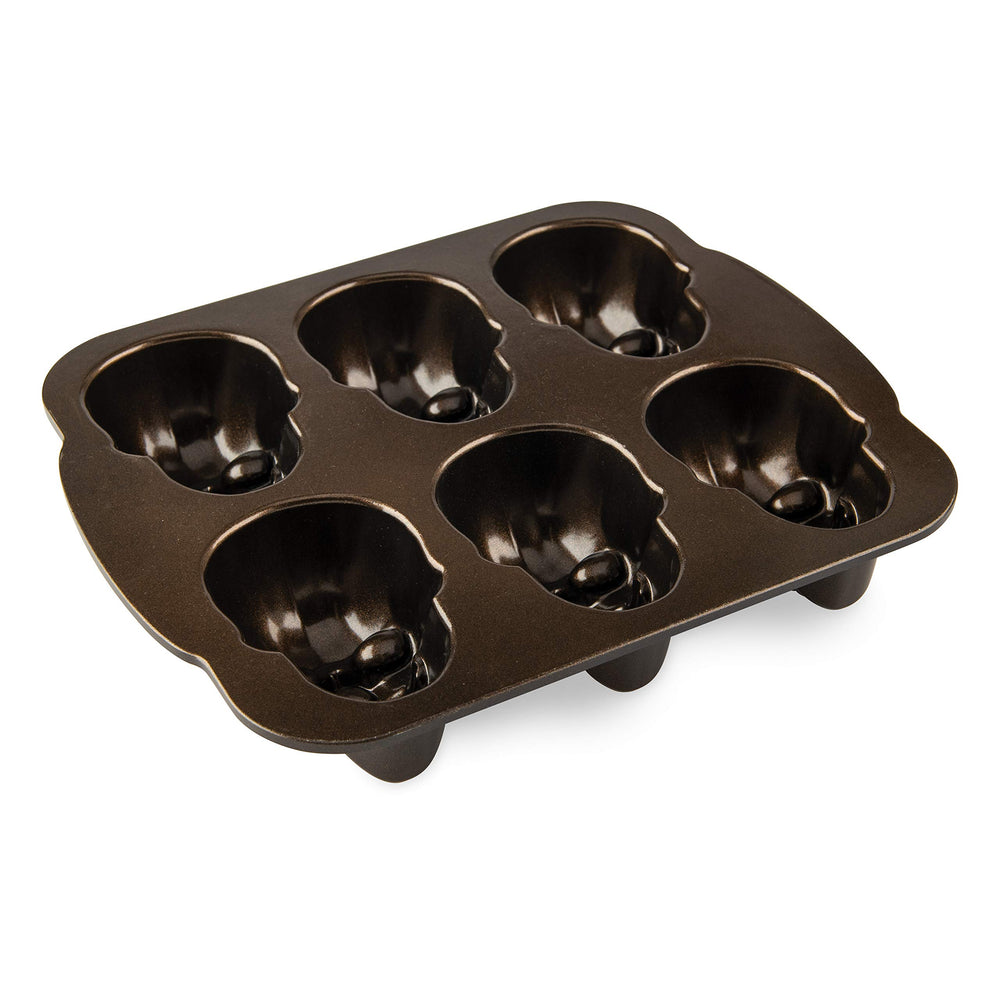 Nordic Ware etiqueta con dimensiones y capacidad para planificar porciones con precisión