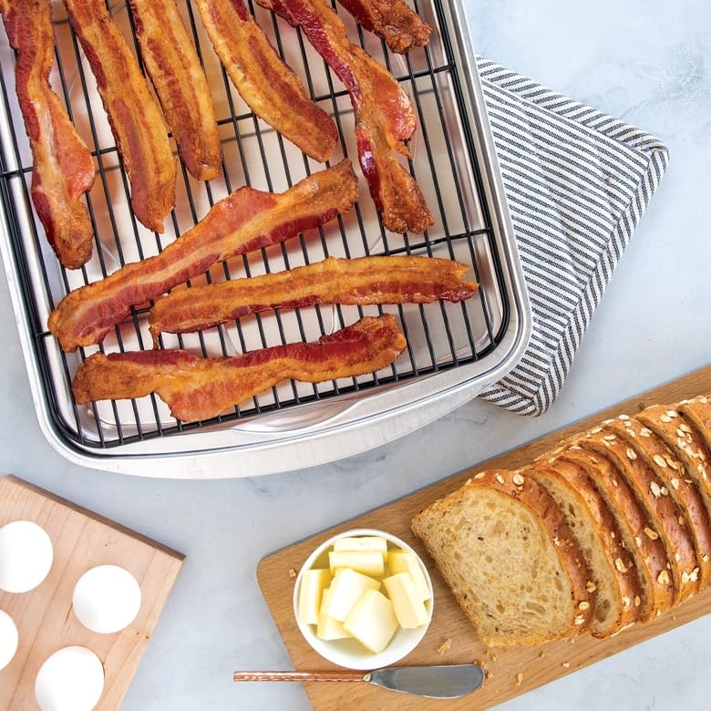 Nordic Ware en cocina estilo hogareña ilustrando uso práctico y resultados crujientes