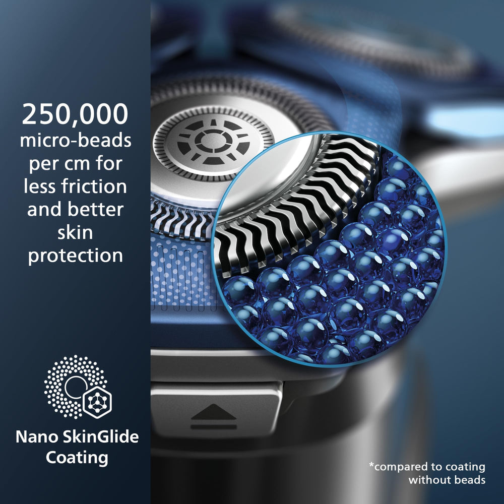 Norelco 7800 primer plano de cuchillas SteelPrecision para corte cercano