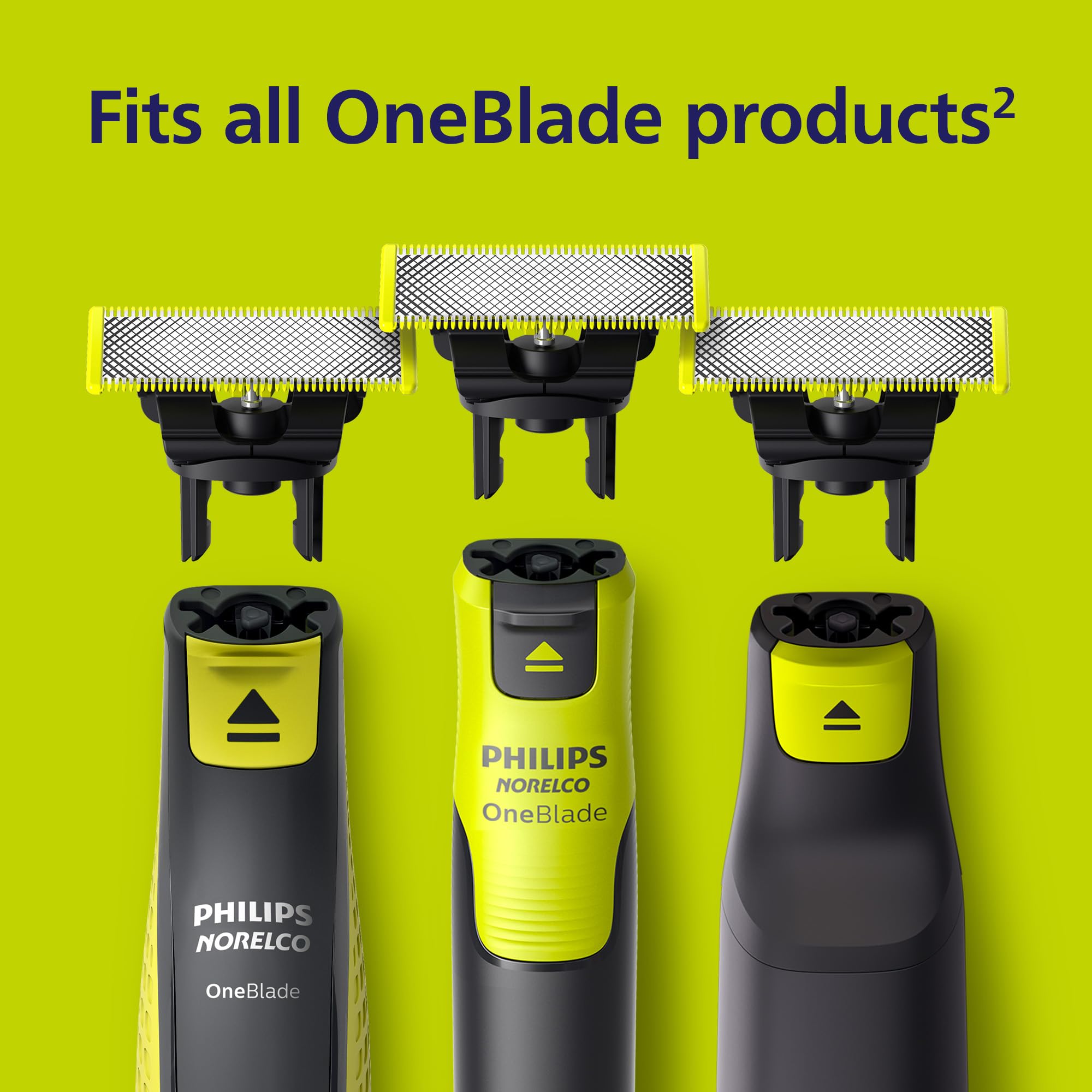 Philips Norelco OneBlade en ambiente de baño ilustrando uso en mojado