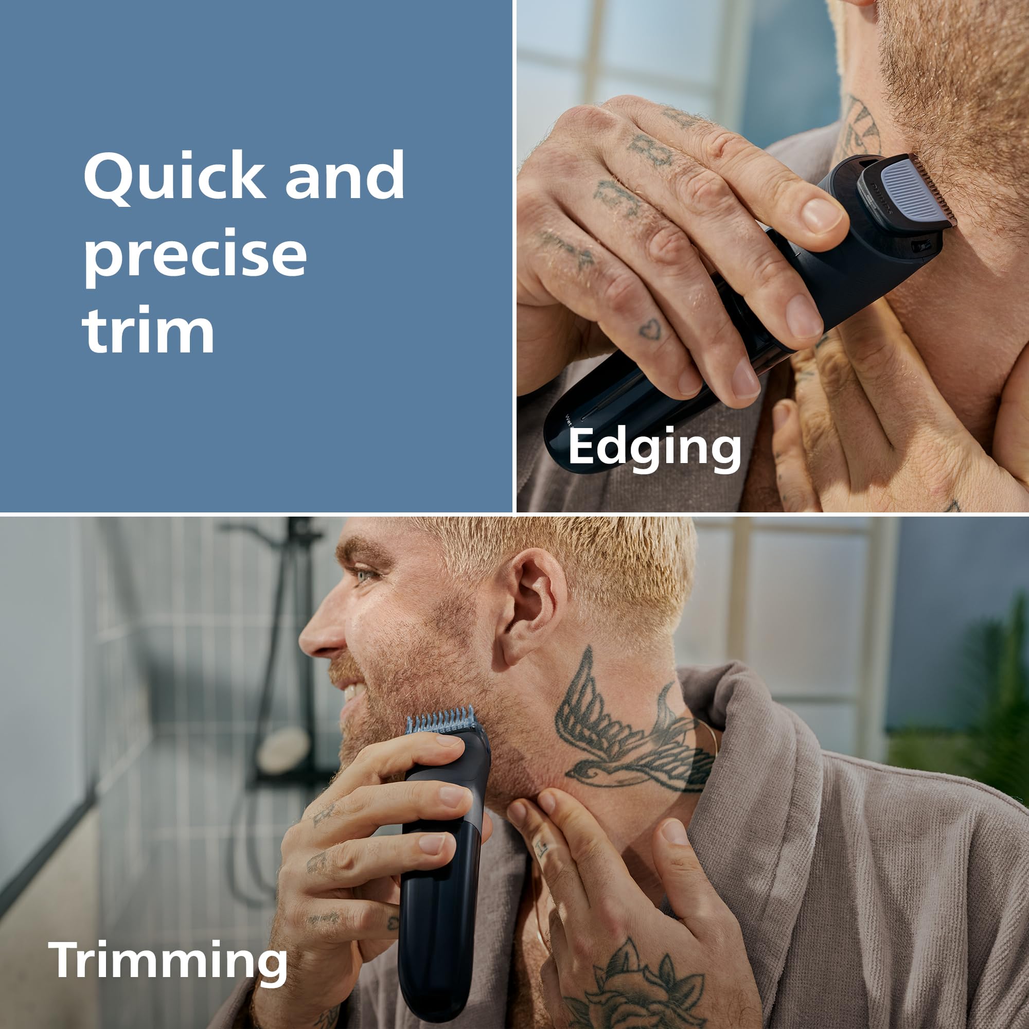 Norelco Philips dial de precisión enfocado para ajustes exactos de longitud