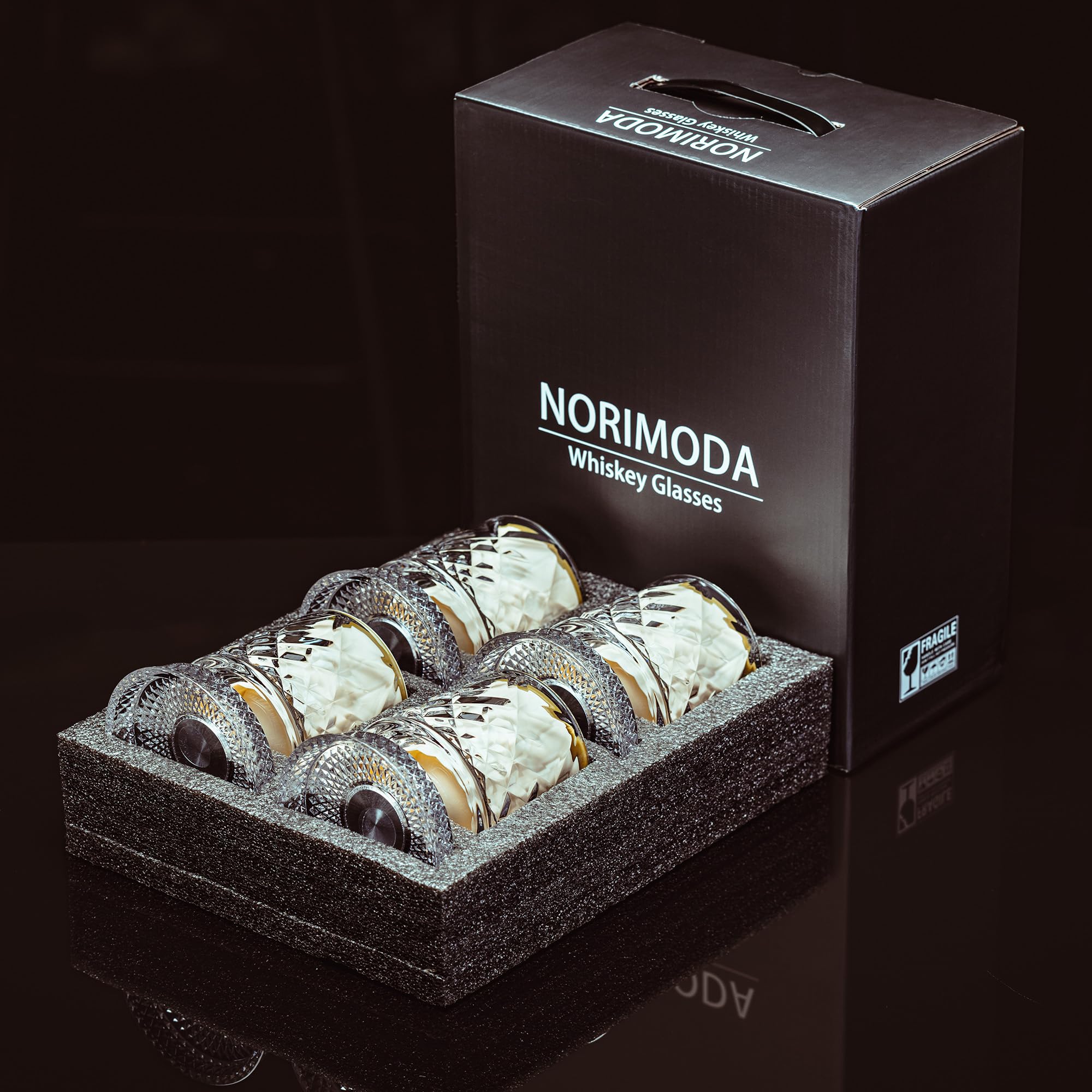 NORIMODA moldes de bolas de hielo para enfriar sin diluir y presentación uniforme