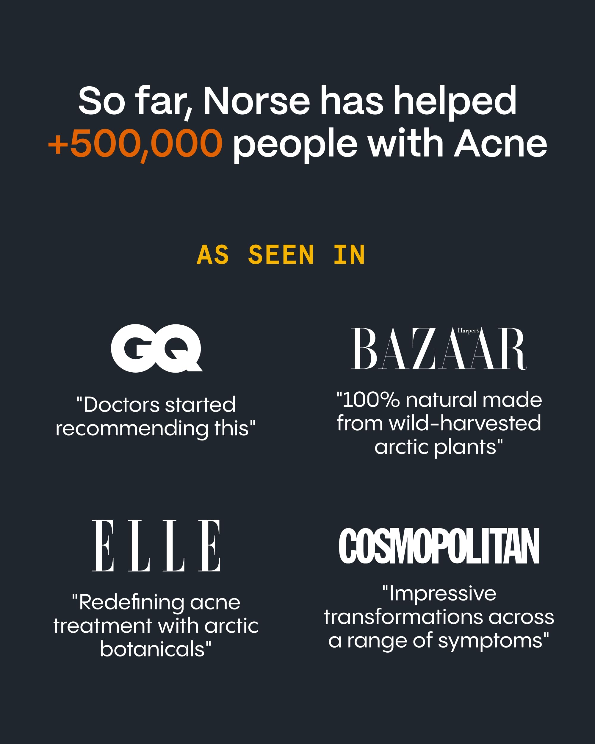 Norse Organics ingredientes árticos naturales como espino amarillo y caléndula beneficiosos