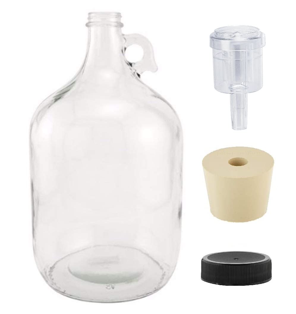 North Mountain Supply jarra frontal mostrando asa y boca, ideal para fermentar