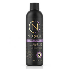 Norvell envase frontal Venetian mostrando color y tamaño, aspecto profesional
