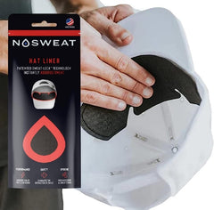 No Sweat en uso por golfista evitando sudor y manteniendo visión clara