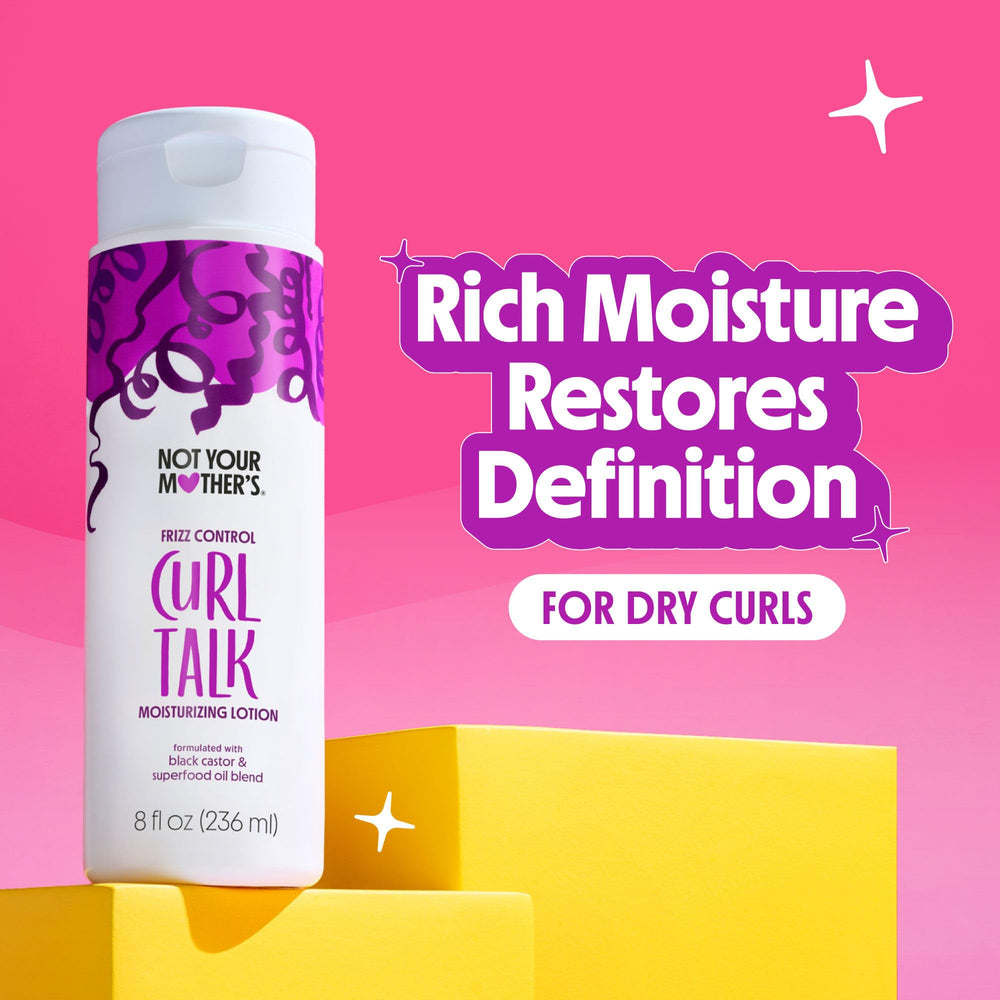 Not Your Mother's gel textura en close-up que define rizos sin apelmazar