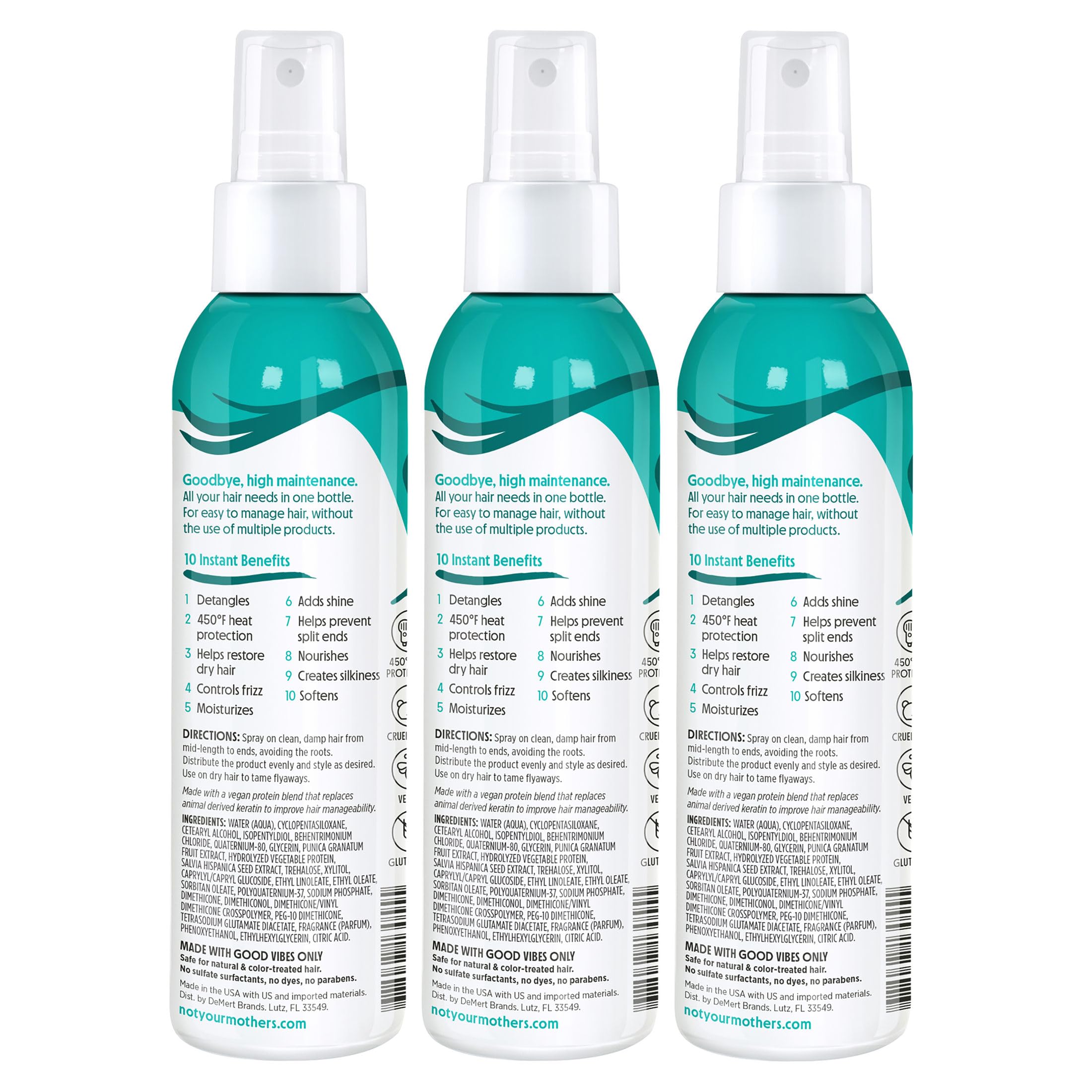 Not Your Mother's modelo con rizos definidos y control de frizz