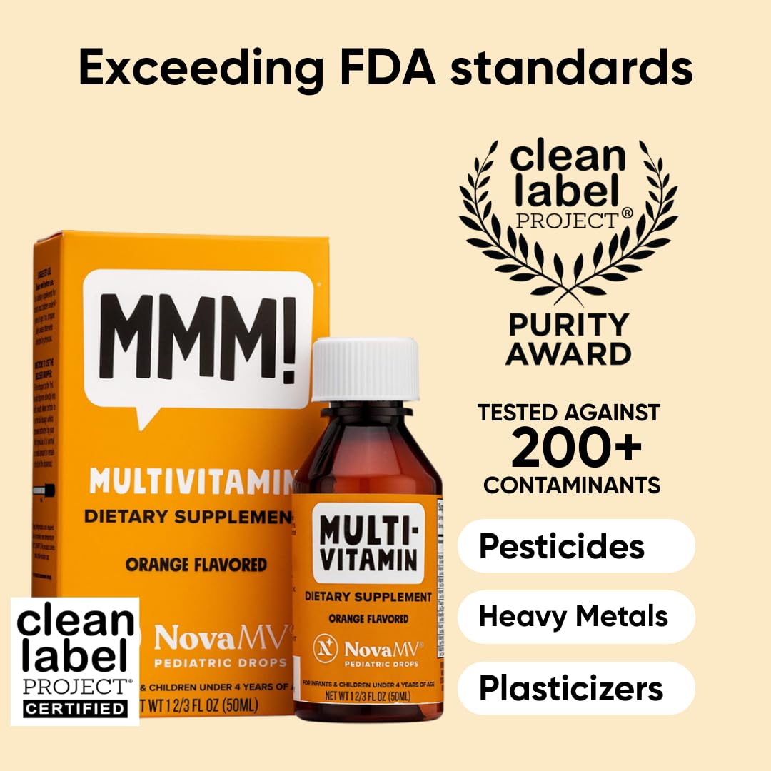 NovaFerrum primer plano de la etiqueta mostrando vitaminas y beneficios principales