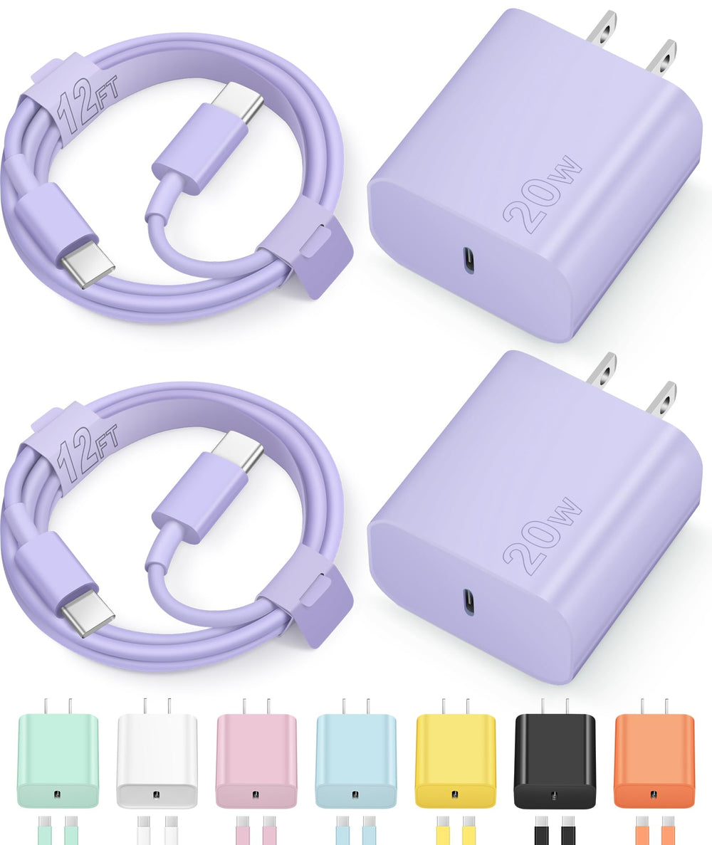 Novobit adaptador 20W frontal muestra tamaño compacto y carga rápida