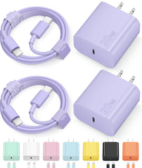 Novobit adaptador 20W frontal muestra tamaño compacto y carga rápida