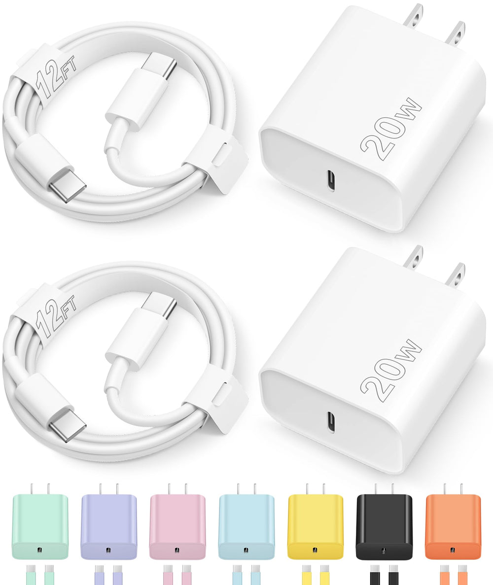 Novobit adaptador frontal 20W mostrando puerto USB-C y carga rápida
