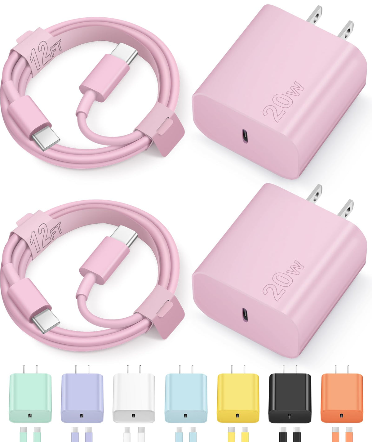 Novobit adaptador frontal USB-C 20W, carga rápida y compacta