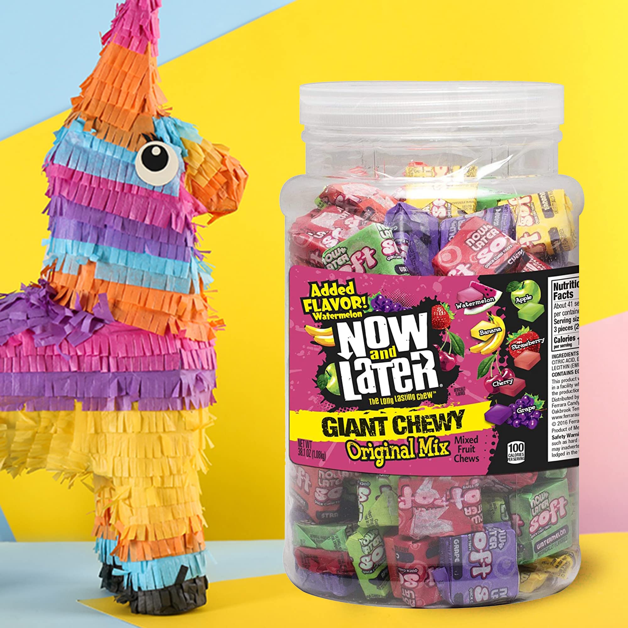 Now and Later single individually wrapped piece, convenient and hygienic
