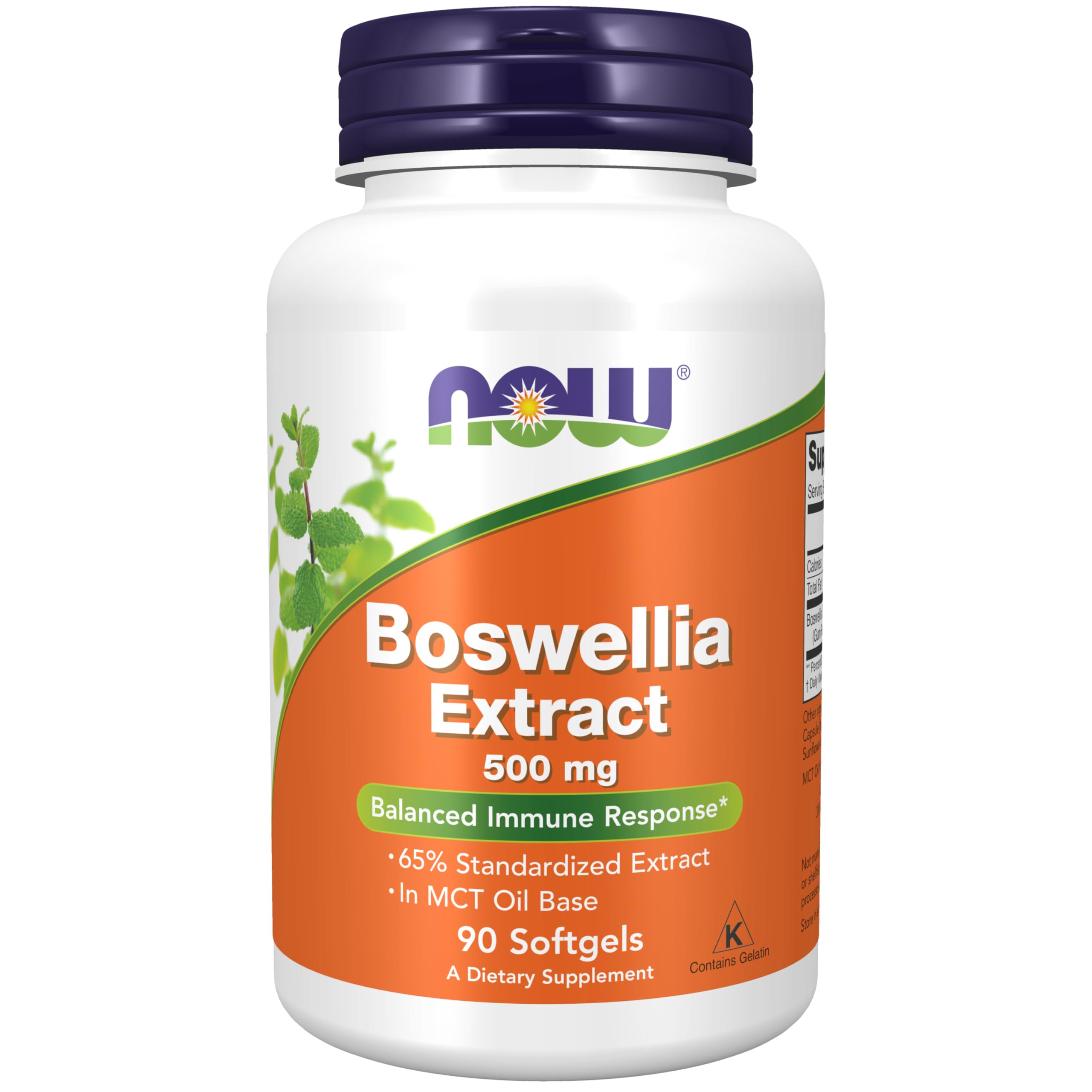 NOW Foods envase frontal claro mostrando el suplemento y beneficios
