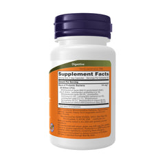 NOW Foods cápsulas veganas acercamiento que muestra textura y facilidad de ingestión