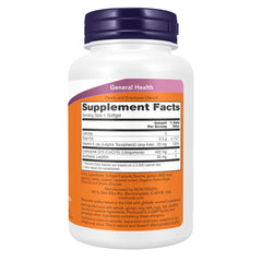NOW Foods primer plano de softgel CoQ10 mostrando textura y calidad