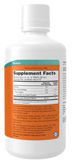 NOW Foods etiqueta con lista de minerales y certificaciones visibles
