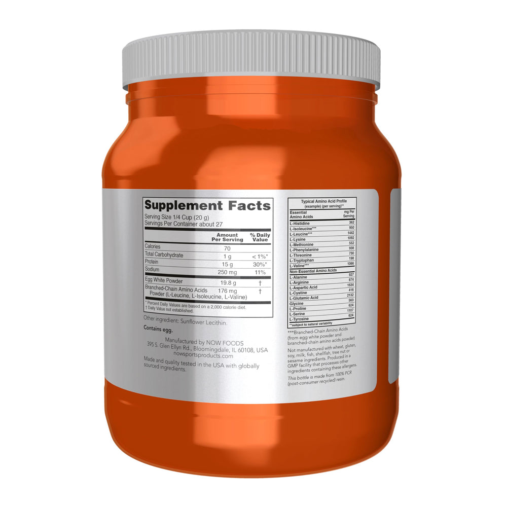 NOW Foods textura del polvo cercana, captura la finura y mezcla fácil