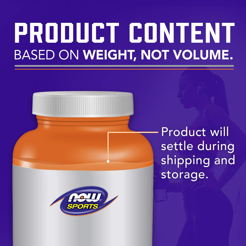 Etiqueta de NOW Foods Carbo Gain con ingredientes y certificación GMP visible