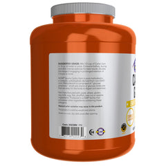 Batido con NOW Foods Carbo Gain en botella, energía inmediata durante ejercicio