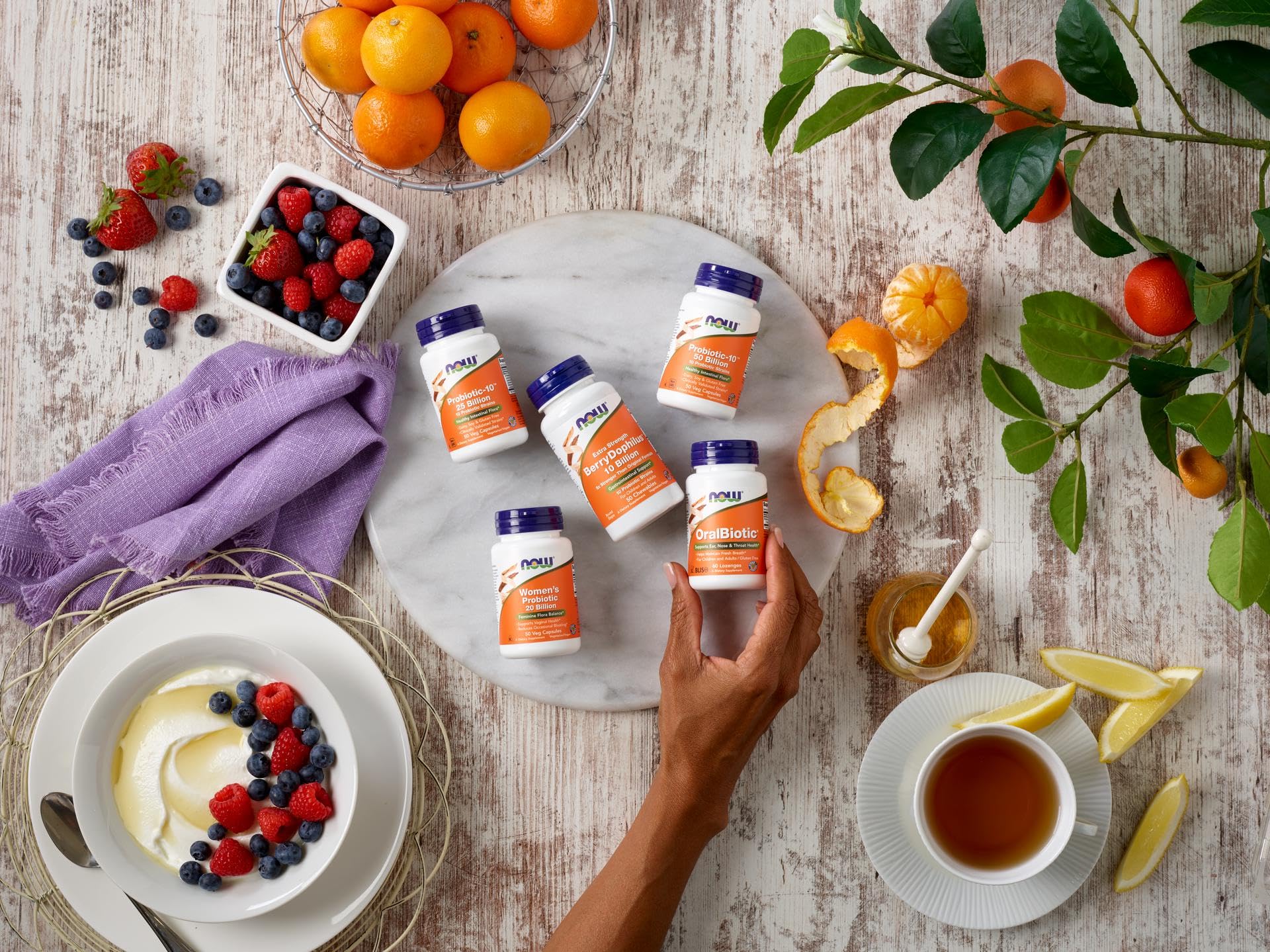 NOW Foods familia usando pastillas, apto para niños y adultos