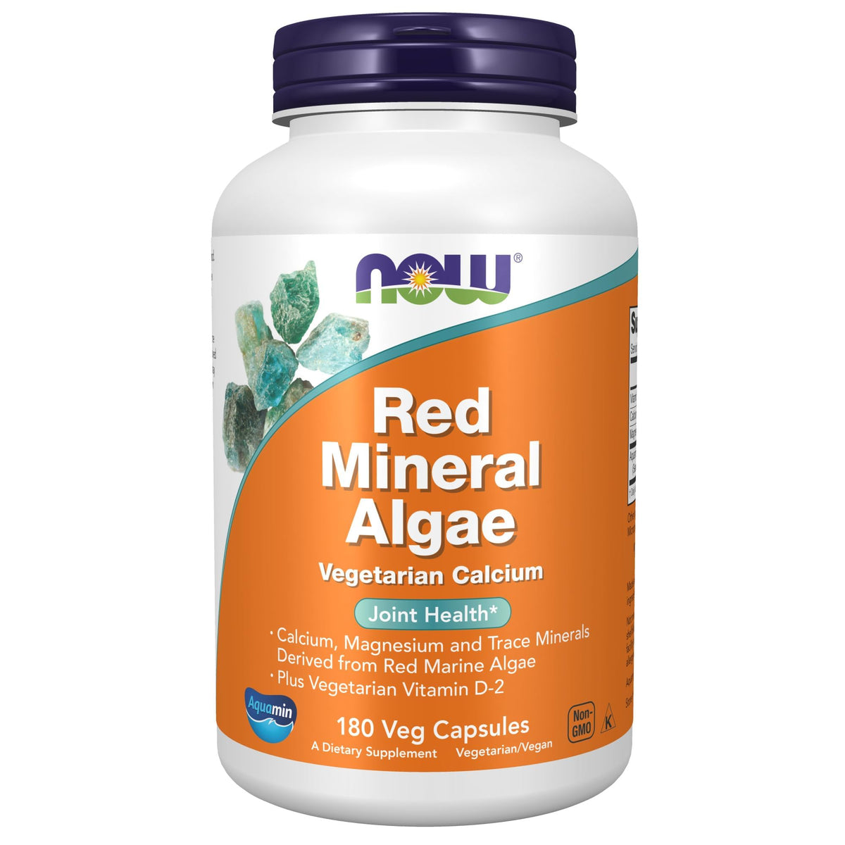 NOW Foods frasco frontal mostrando etiqueta y beneficios del complex mineral