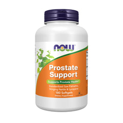 NOW Foods envase frontal de Prostate Support mostrando ingredientes y cantidad