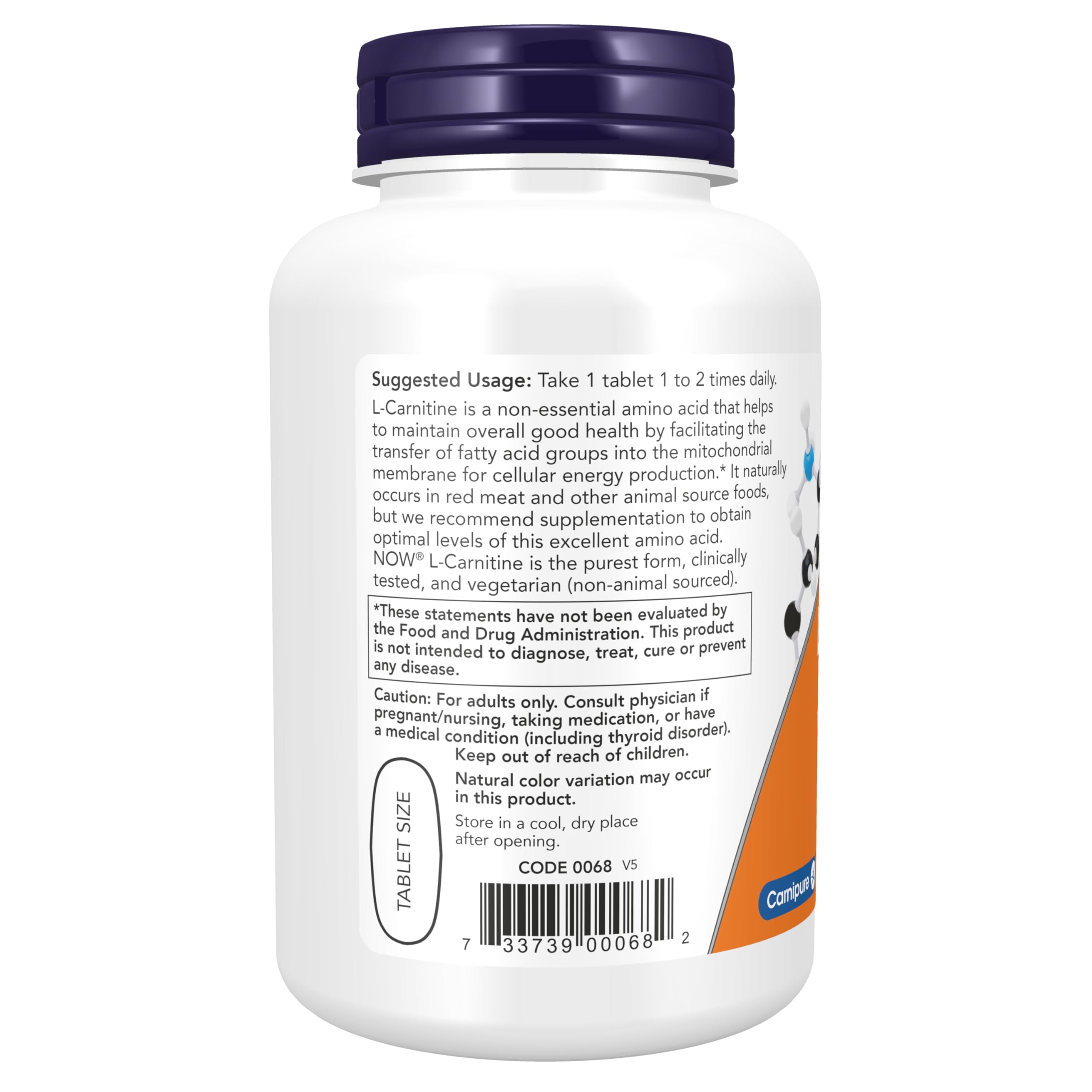 NOW Foods etiqueta trasera con información nutricional, transparencia y trazabilidad