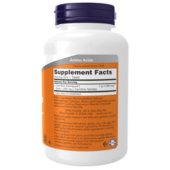 NOW Foods primer plano de tabletas, textura uniforme y pureza visible