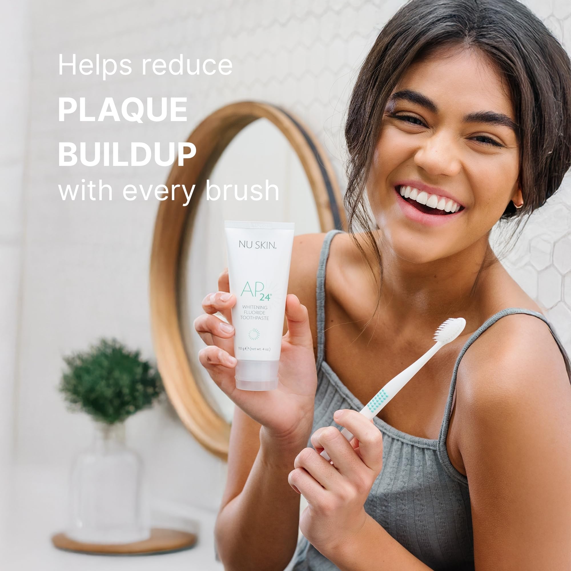 Nu Skin comparación de tamaño 4 oz para llevar y uso diario