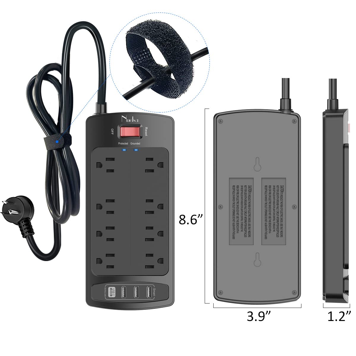 Nuetsa textura de carcasa PC ignífuga para durabilidad y resistencia al calor