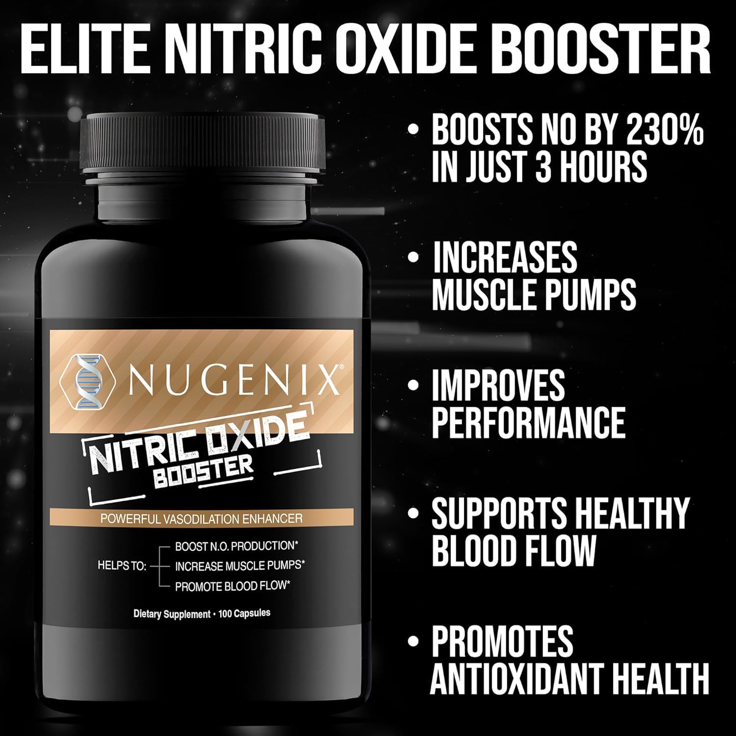 Nugenix cápsulas detalle de textura y forma para fácil ingestión
